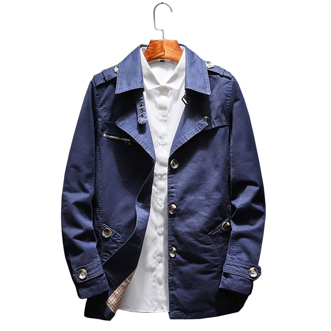Leroy - Refined Wide Lapel Overcoat | By Julian & Claire Toronto