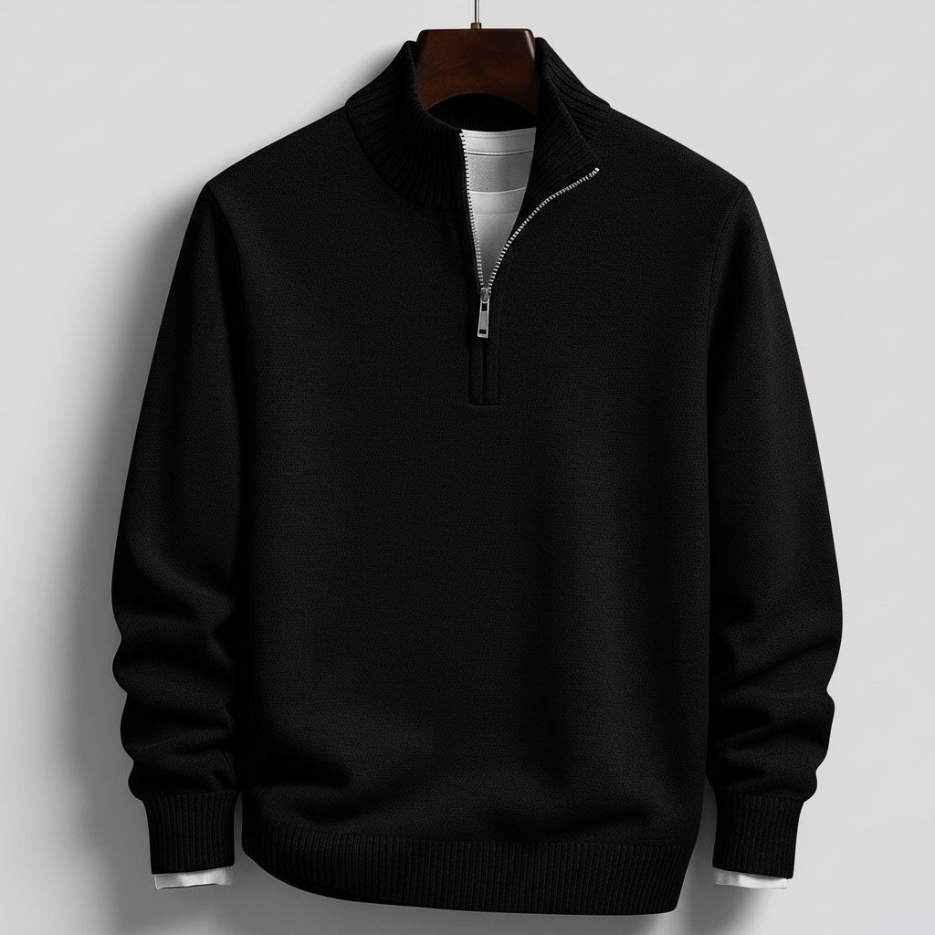 Joshua - Classic Half-Zip Sweater | By Julian & Claire Toronto
