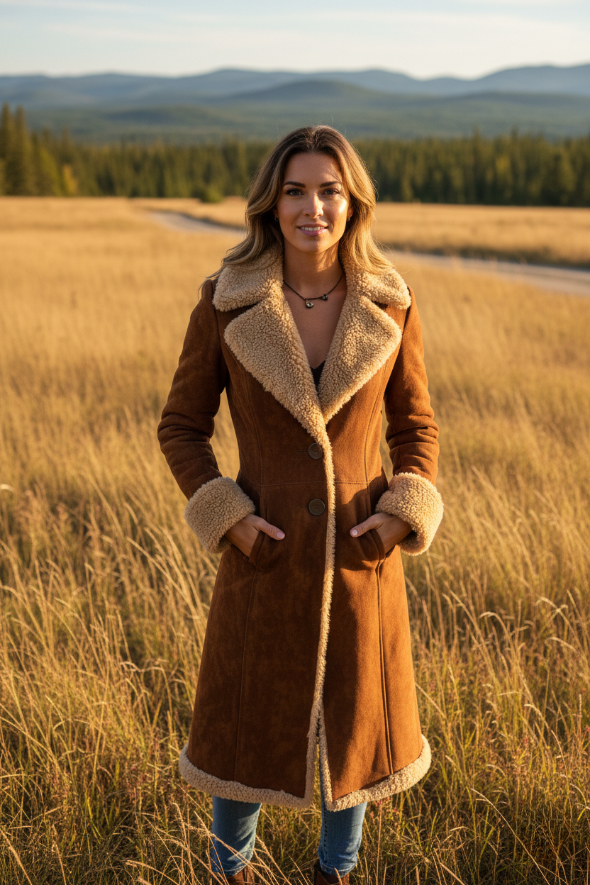 Lucy - Long Elegant Winter Coat | By Julian & Claire Toronto