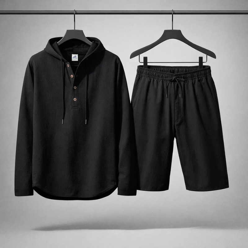Rafferty - Casual Linen Shirt & Shorts Set | By Julian & Claire Toronto