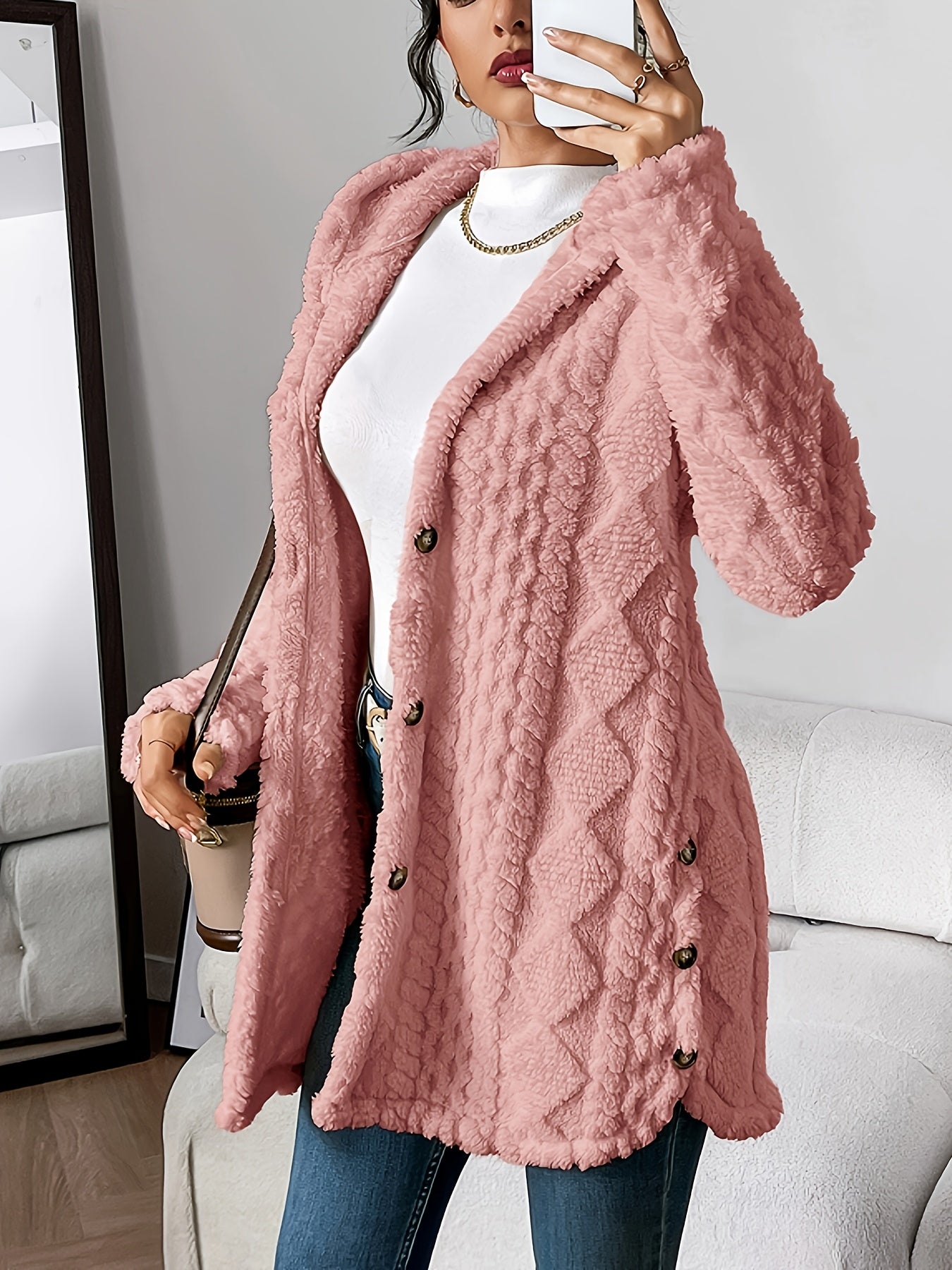 Julia - Plush Hooded Cardigan | By Julian & Claire Toronto