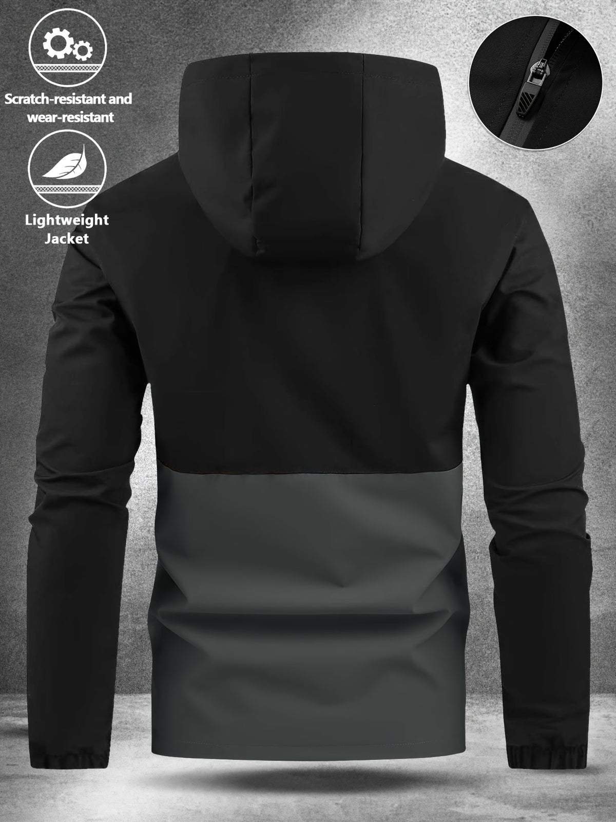 Duane - Colour Block Hooded Jacket | By Julian & Claire Toronto