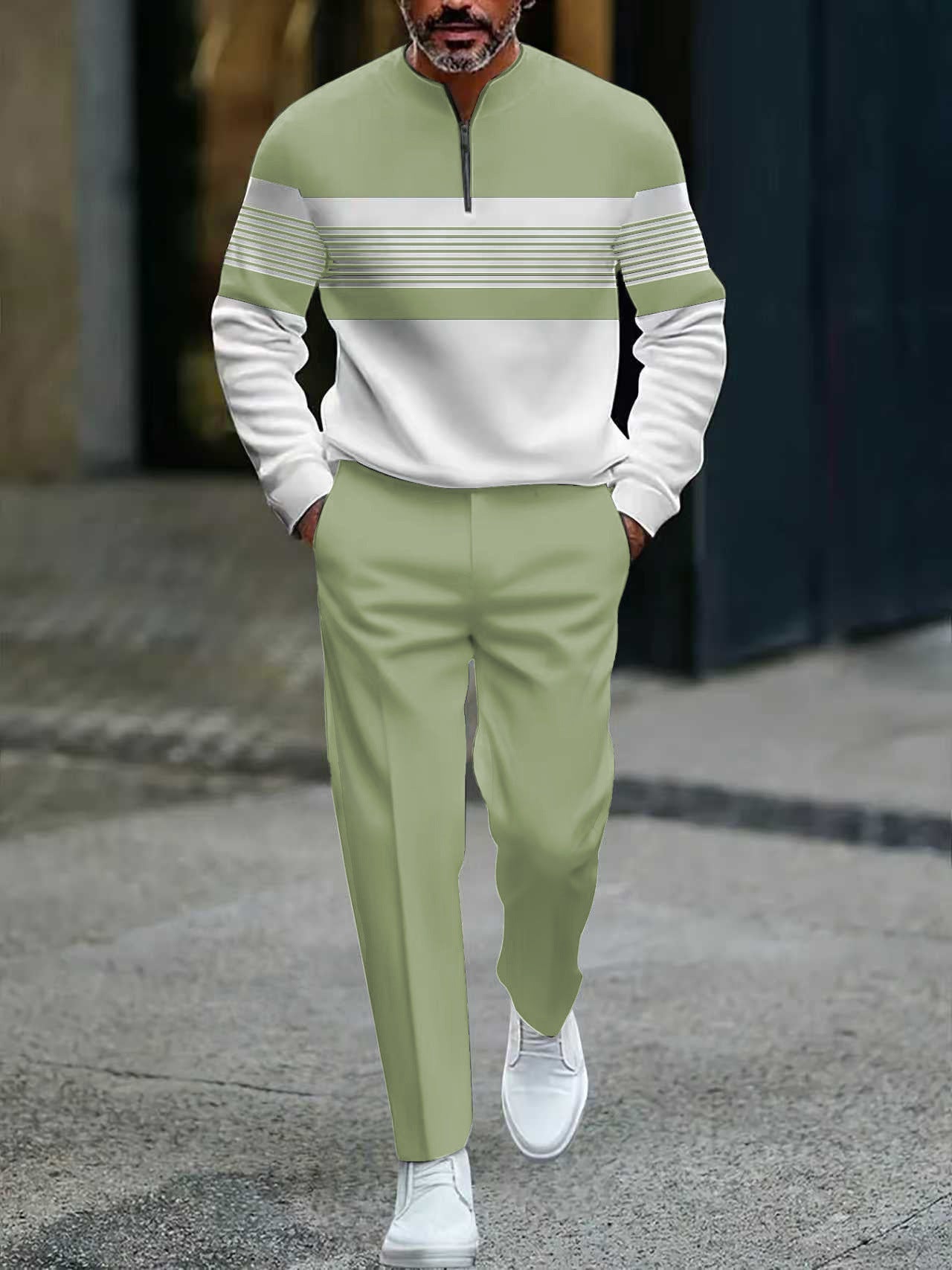 Cullen - Everyday Quarter-Zip Co-Ord Set | By Julian & Claire Toronto