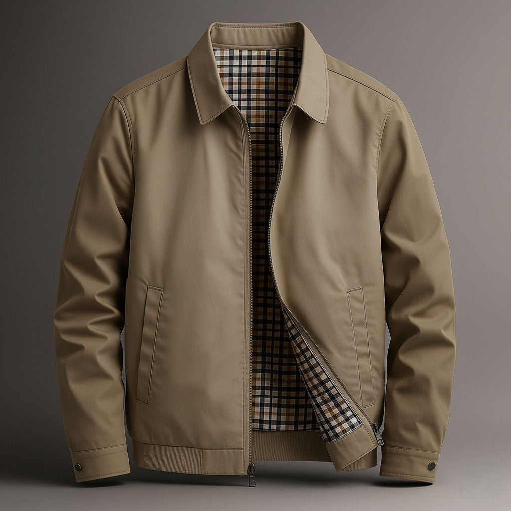 Kenneth - Classic Stand Collar Jacket | By Julian & Claire Toronto