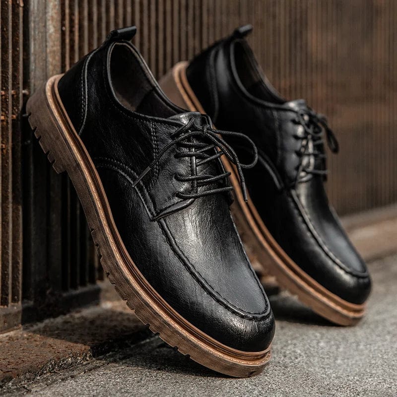 Harley - Classic Leather Lace-Up Shoes | By Julian & Claire Toronto