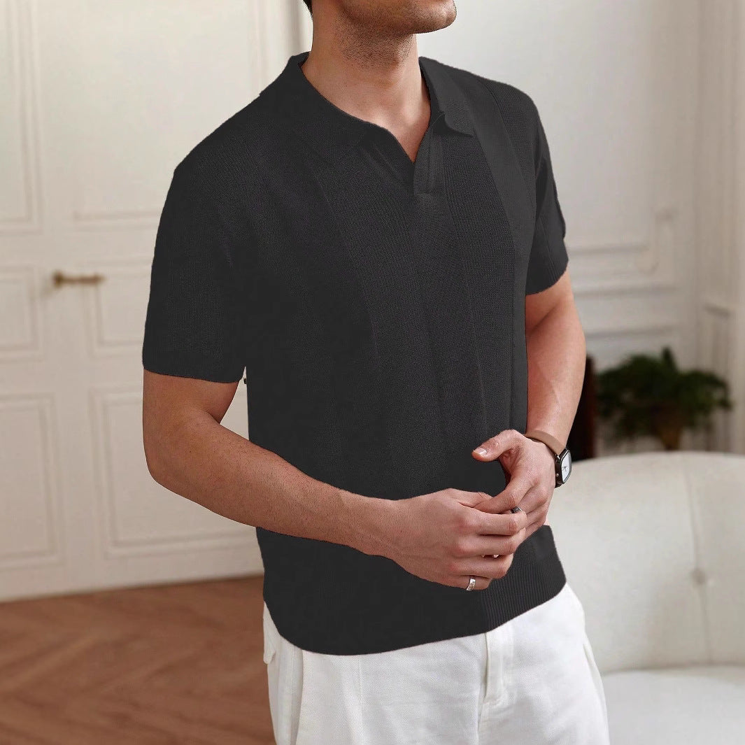Zyne - Breathable Knit Polo Tee | By Julian & Claire Toronto