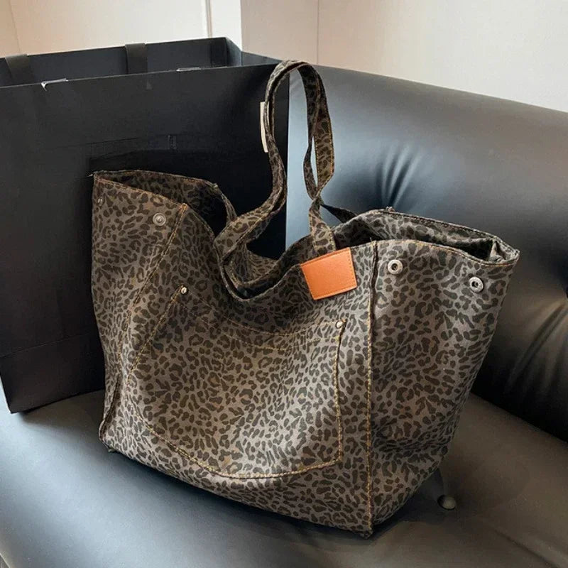Morgan – Effortless Chic Leopard Tote Bag | By Julian & Claire Toronto