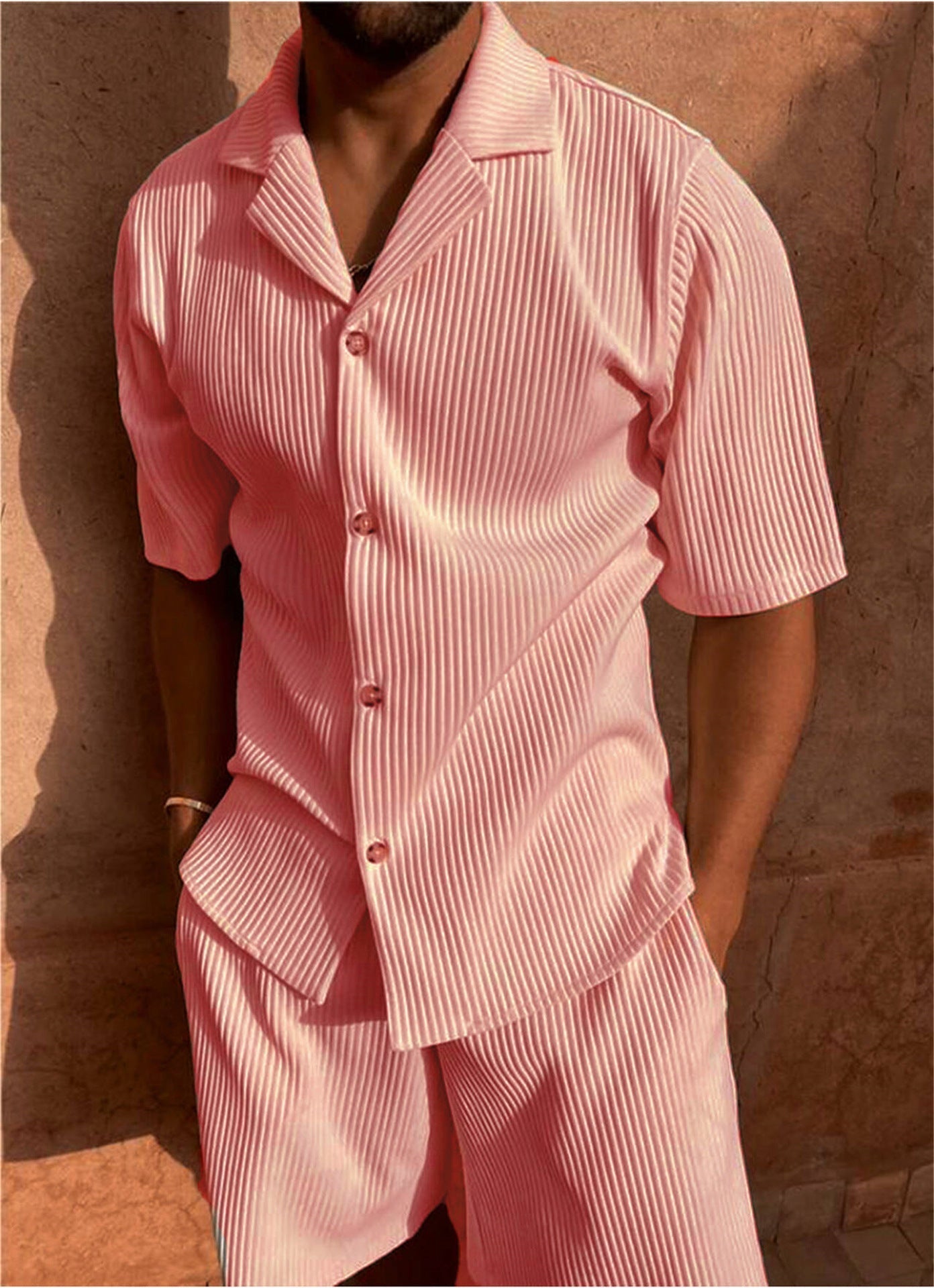Richard - Breathable Summer Shirt & Shorts Set | By Julian & Claire Toronto