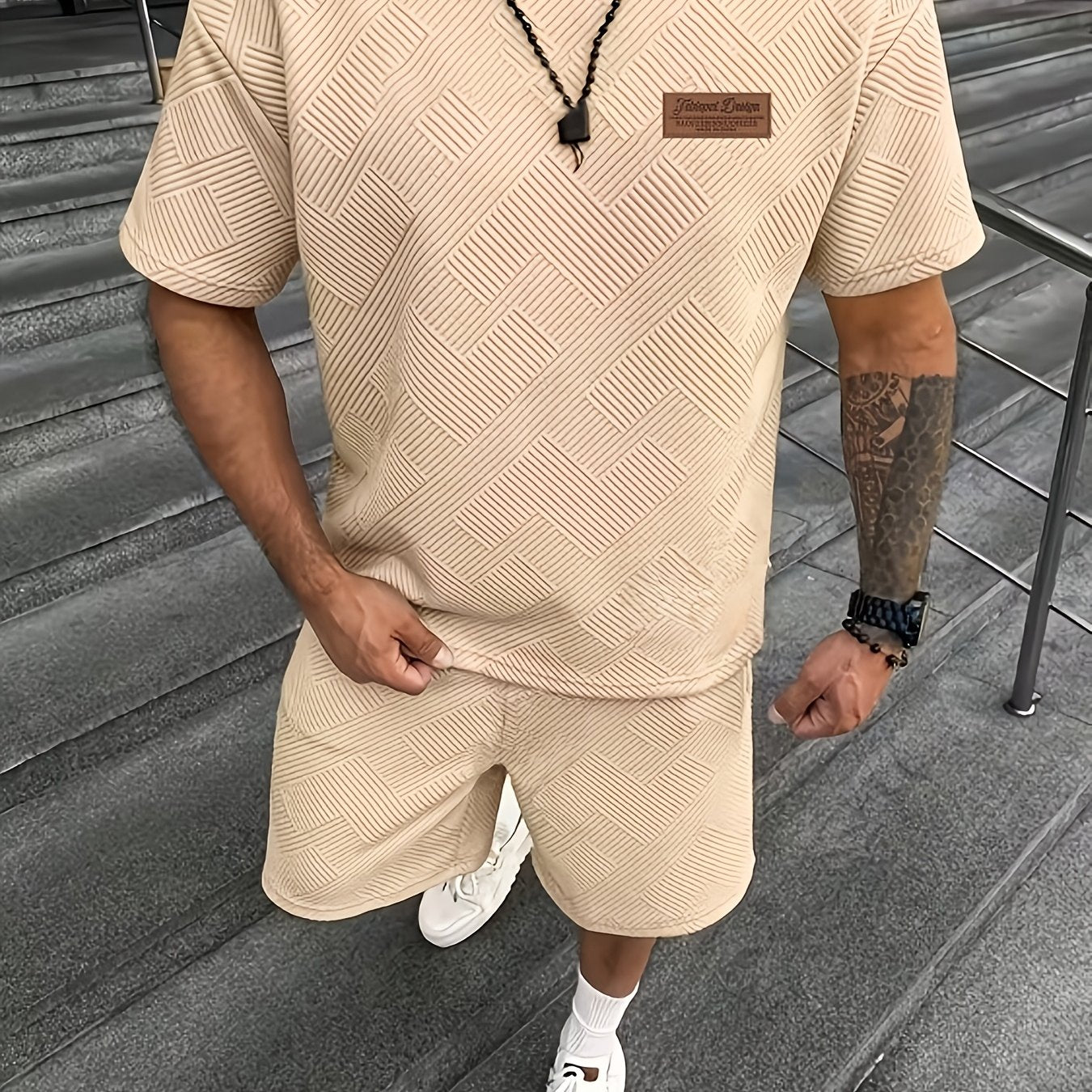 Arjun - Round Neck Short Sleeve Set | Julian & Claire Toronto