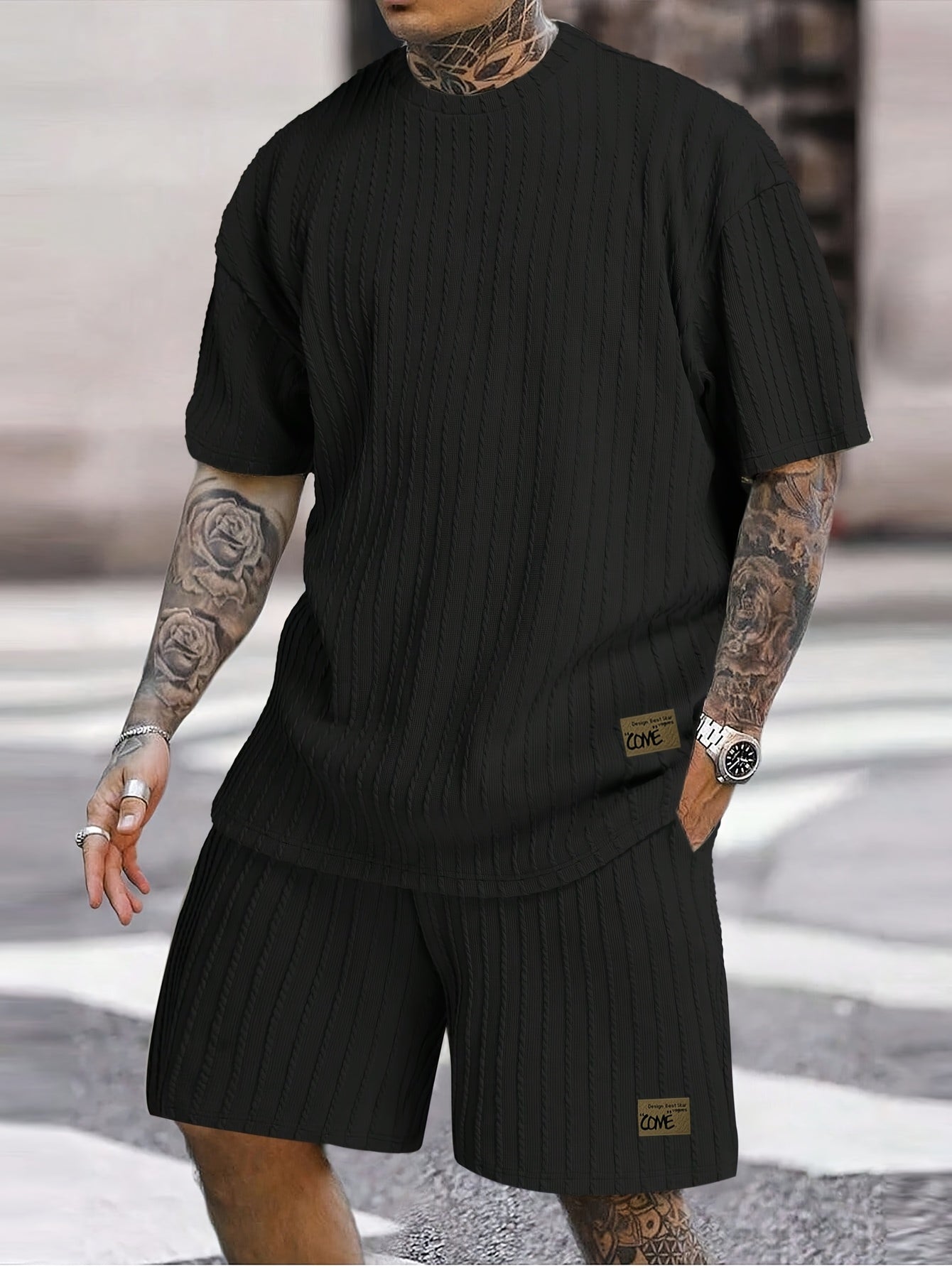 Rohan - Stylish Casual Round Neck Set | Julian & Claire Toronto