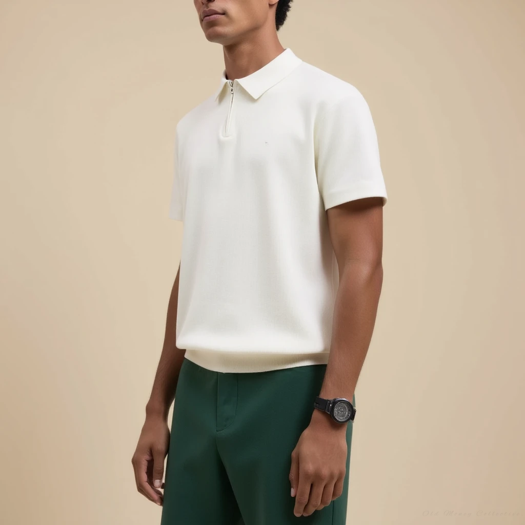 Caleb - Zip-Up Polo | By Julian & Claire Toronto