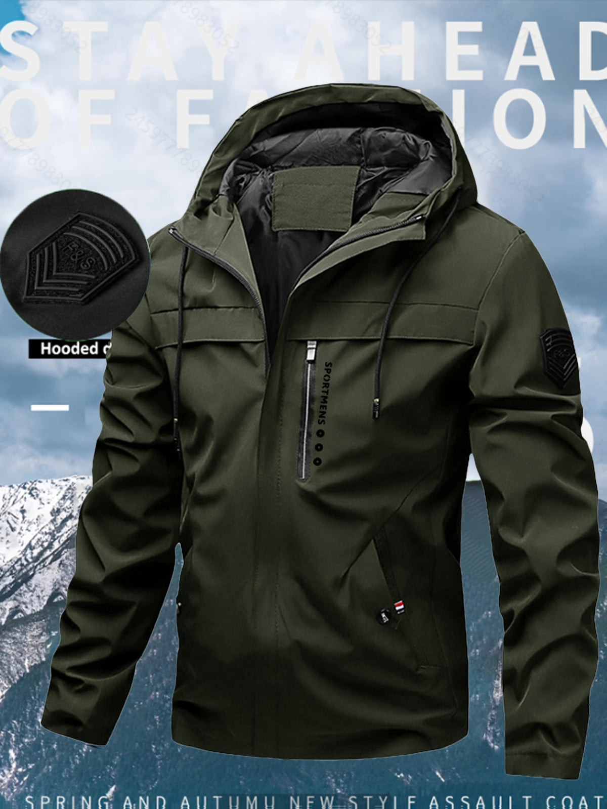 Cristian - Active Hooded Jacket | By Julian & Claire Toronto