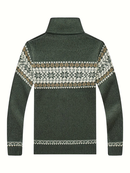 Boyd - Heritage Patterned Cardigan | By Julian & Claire Toronto