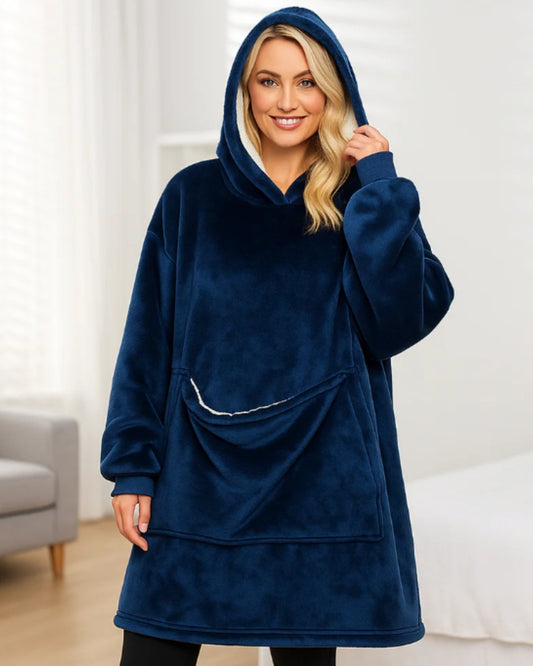 Eleanor - Oversized Sherpa Hoodie | By Julian & Claire Toronto