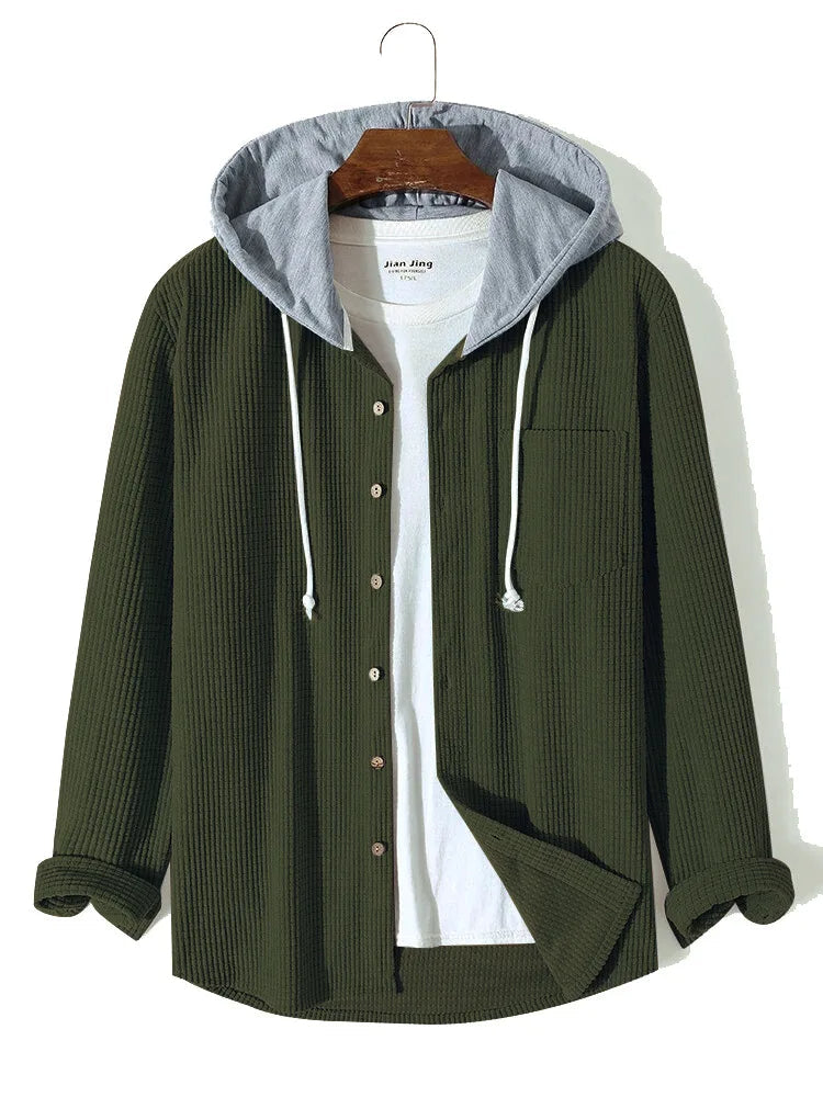 Mika - Relaxed Hooded Overshirt | By Julian & Claire Toronto