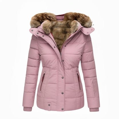 Stella - Winter Coat with Fur Lining | By Julian & Claire Toronto