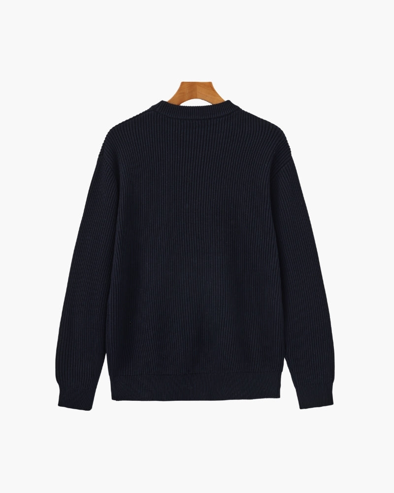 Bryan - Classic Ribbed Sweater | By Julian & Claire Toronto