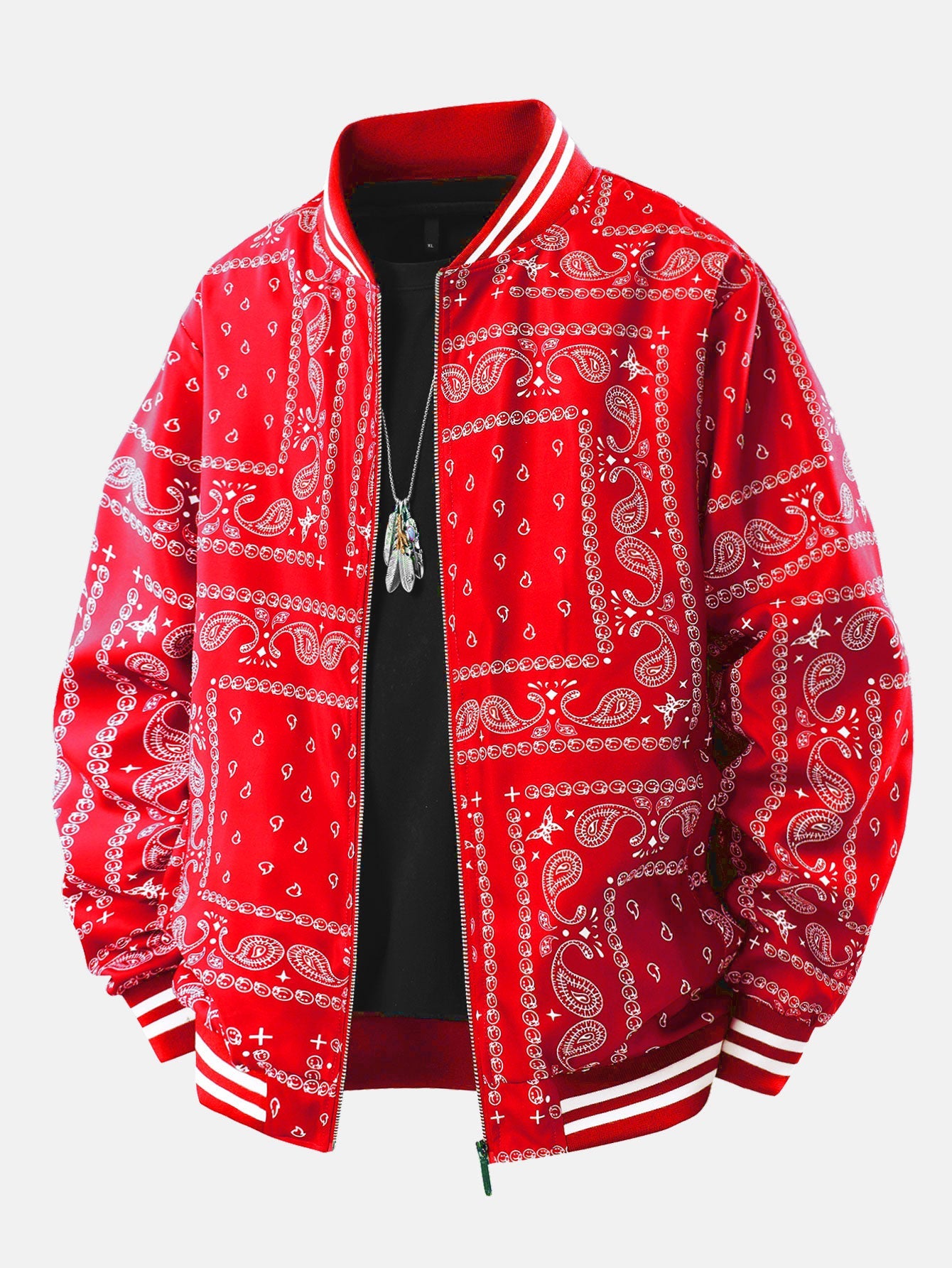 Jeremy - Vintage Paisley Baseball Jacket | By Julian & Claire Toronto