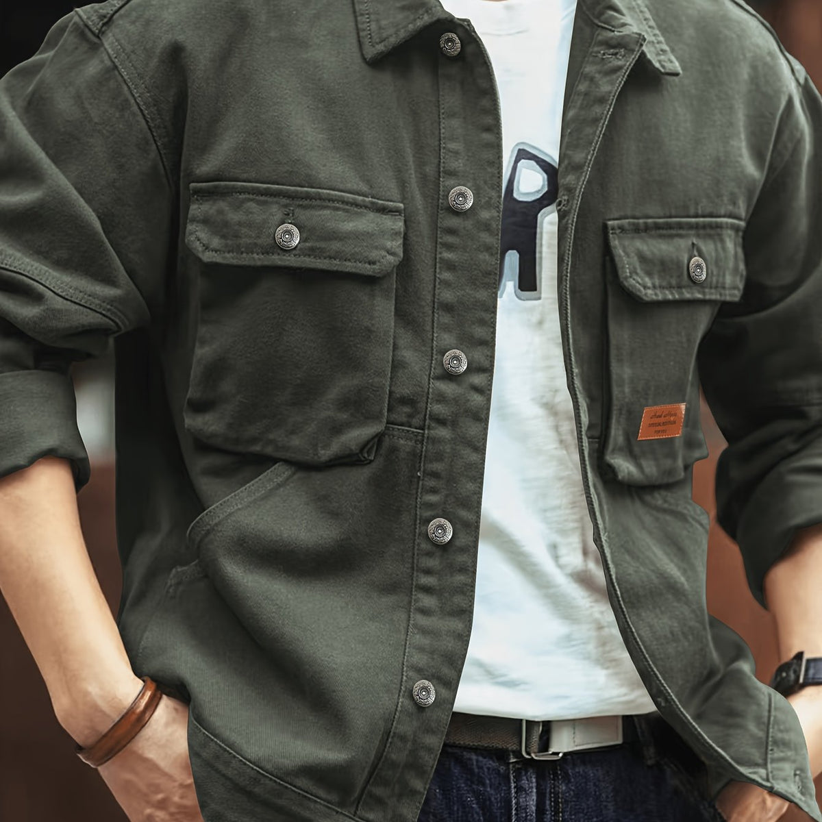 Clinton - Casual Multi-Pocket Jacket | By Julian & Claire Toronto