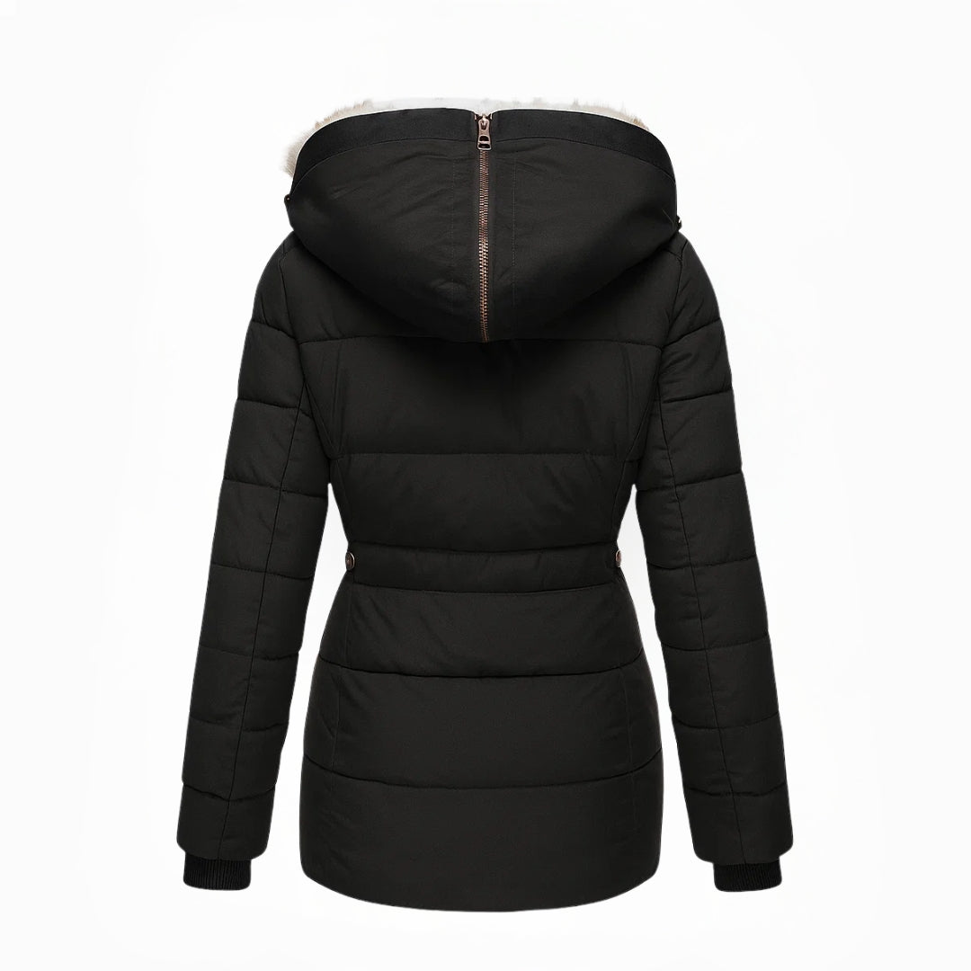Stella - Winter Coat with Fur Lining | By Julian & Claire Toronto