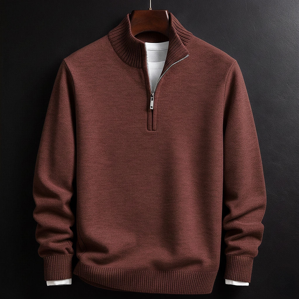 Joshua - Classic Half-Zip Sweater | By Julian & Claire Toronto