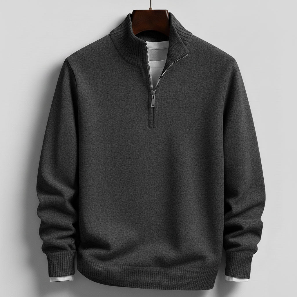 Joshua - Classic Half-Zip Sweater | By Julian & Claire Toronto
