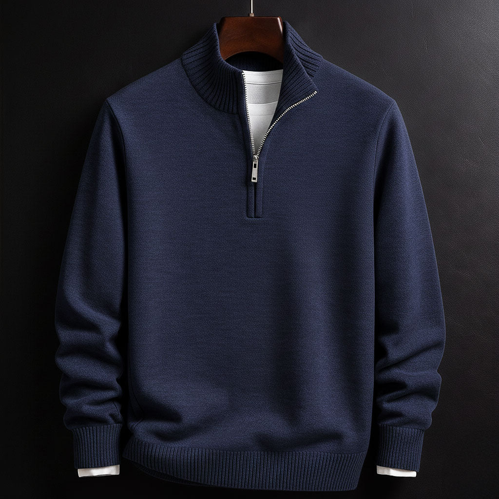 Joshua - Classic Half-Zip Sweater | By Julian & Claire Toronto
