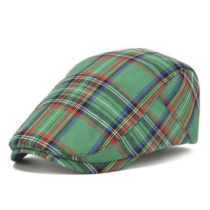 Vallen - Vintage Plaid Beret Cap | By Julian & Claire Toronto