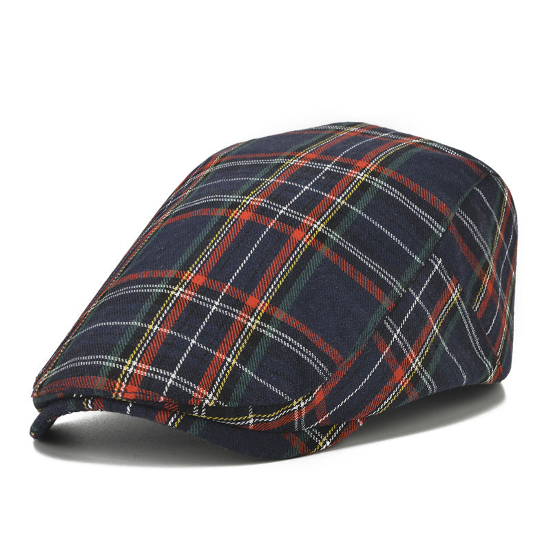 Vallen - Vintage Plaid Beret Cap | By Julian & Claire Toronto
