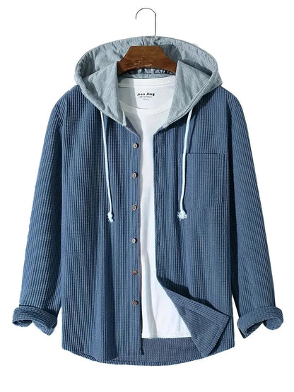 Mika - Relaxed Hooded Overshirt | By Julian & Claire Toronto