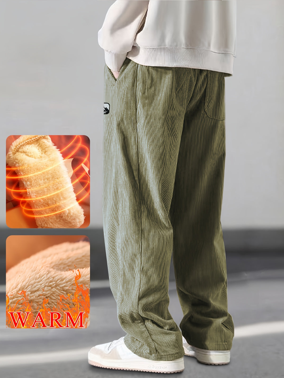 Austin - Thick Warm Casual Trousers | By Julian & Claire Toronto