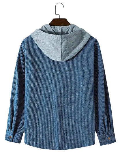 Mika - Relaxed Hooded Overshirt | By Julian & Claire Toronto