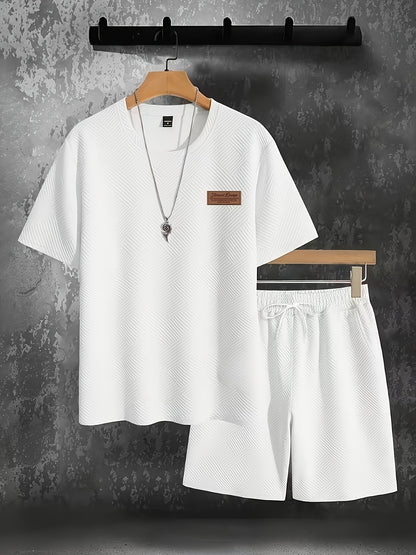 Arjun  - Round Neck Short Sleeve Set | Julian & Claire Toronto