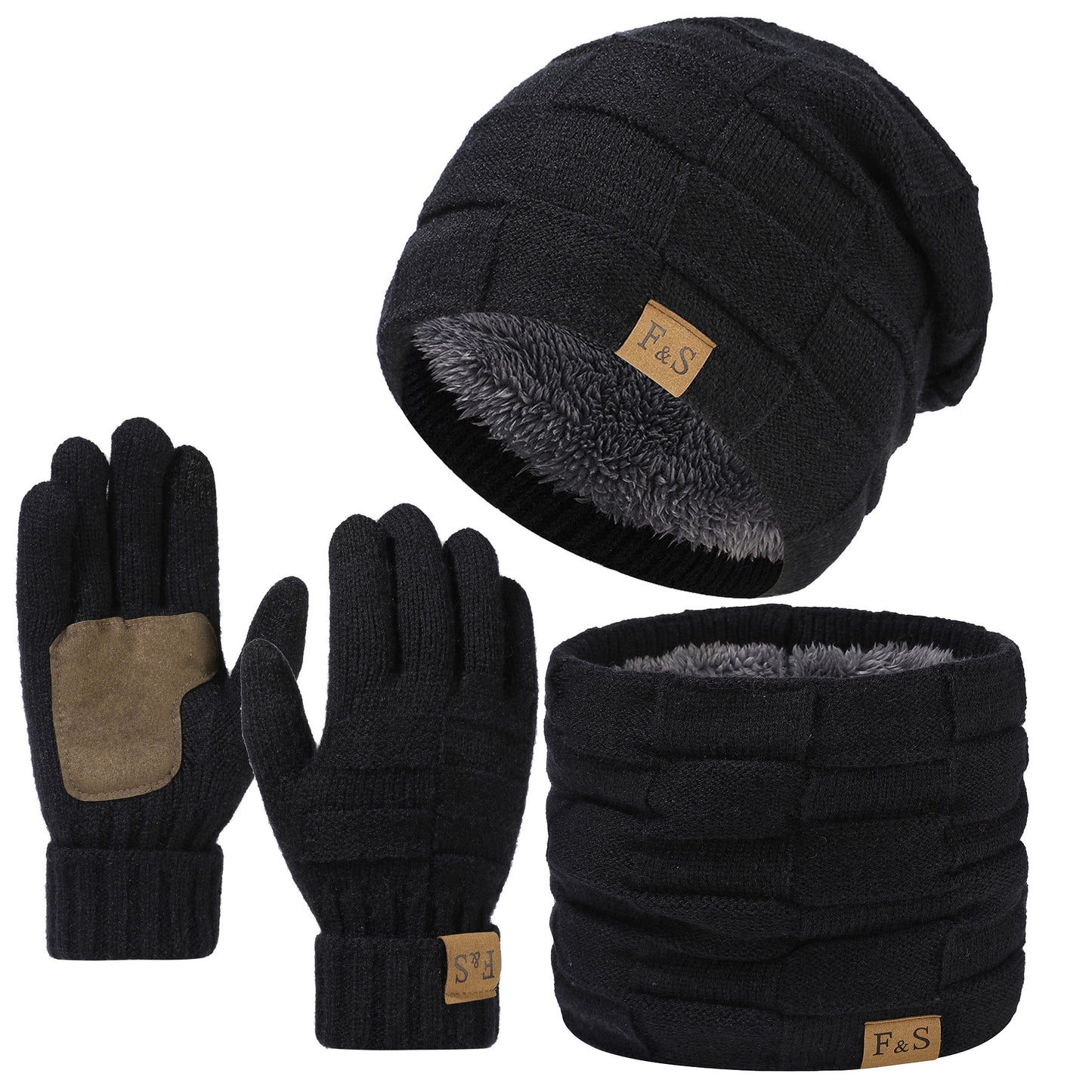 Blake - Three-Piece Winter Hat - Scarf & Gloves Set | By Julian & Claire Toronto