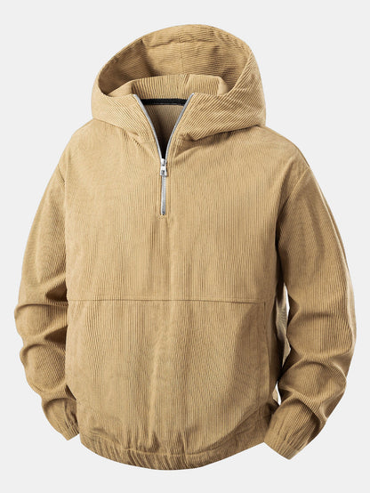 Lawrence - Relaxed Quarter-Zip Hoodie | By Julian & Claire Toronto