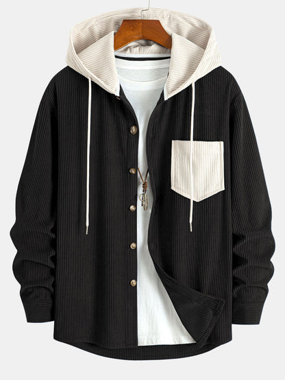 Jared - Relaxed Hooded Overshirt | By Julian & Claire Toronto