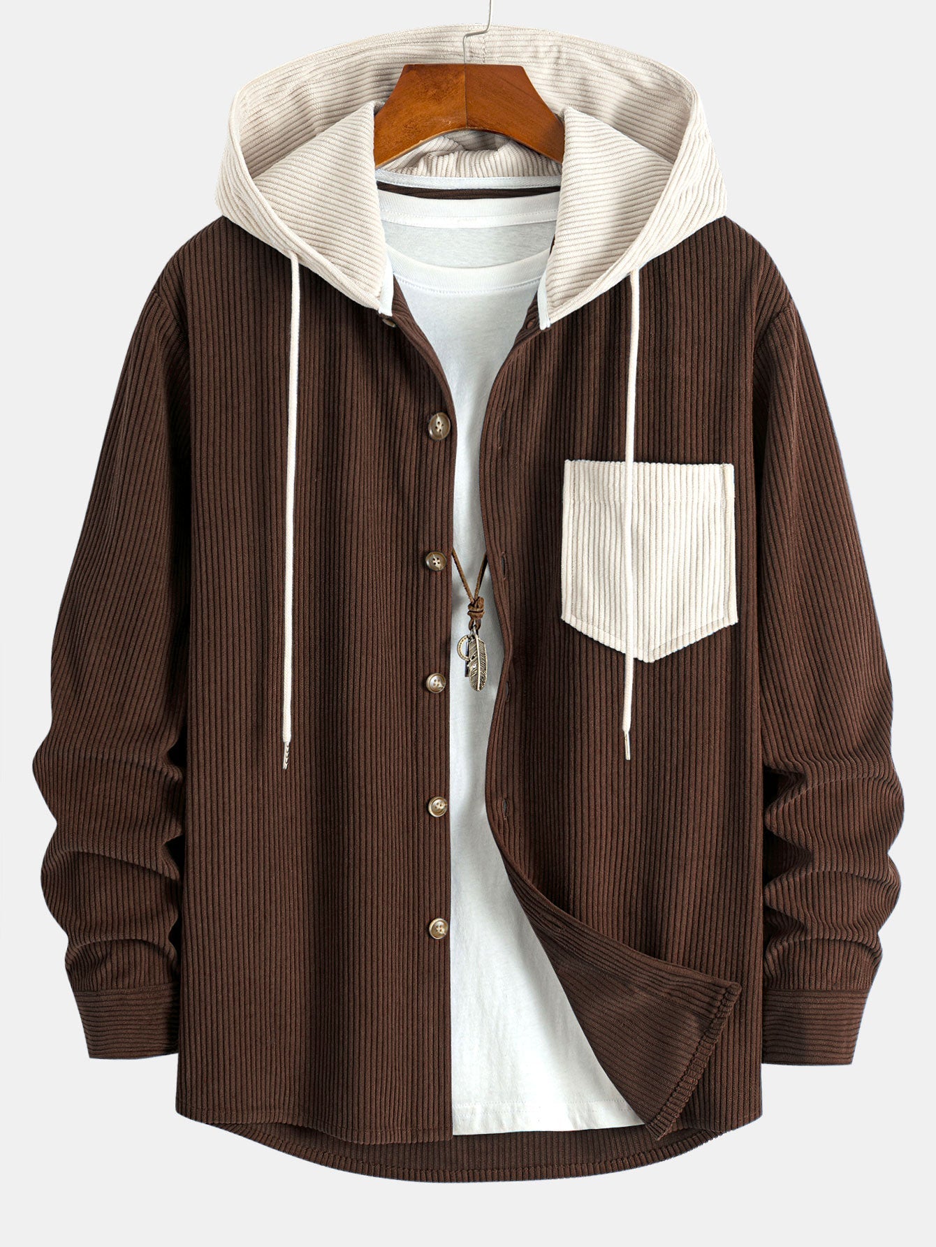 Jared - Relaxed Hooded Overshirt | By Julian & Claire Toronto