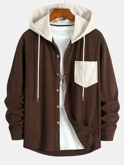 Jared - Relaxed Hooded Overshirt | By Julian & Claire Toronto