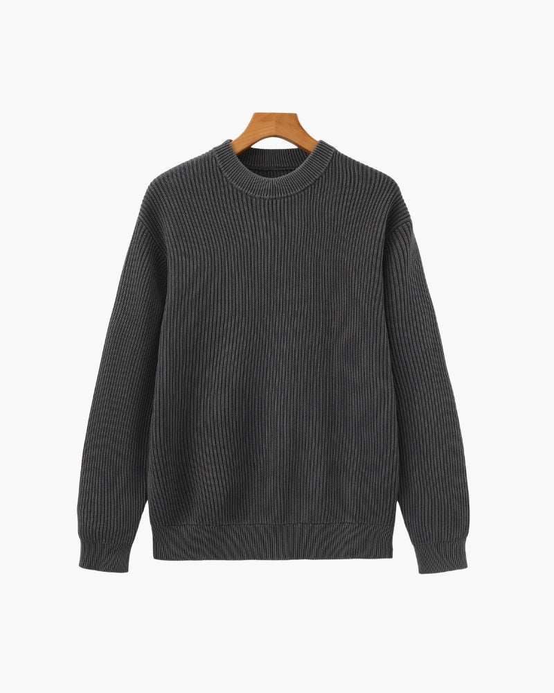 Bryan - Classic Ribbed Sweater | By Julian & Claire Toronto