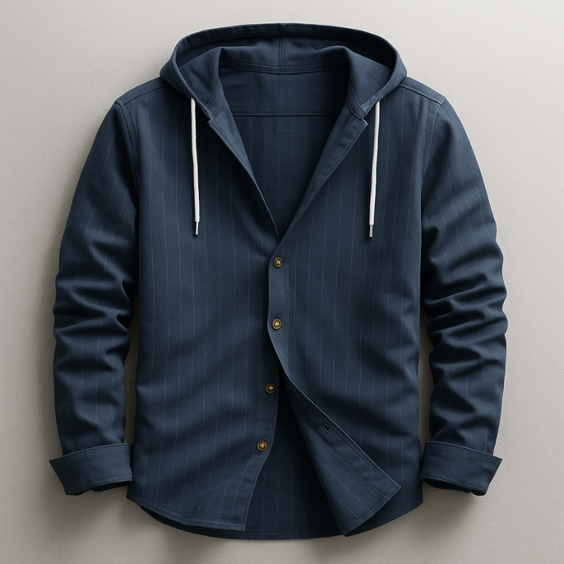 Harlan - Relaxed Fit Hoodie Shirt | By Julian & Claire Toronto