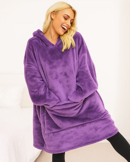 Eleanor - Oversized Sherpa Hoodie | By Julian & Claire Toronto