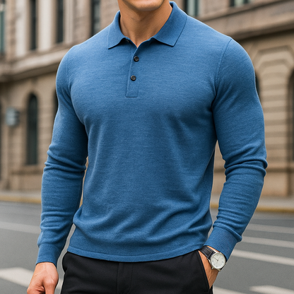 Angel - Classic Knitted Polo | By Julian & Claire Toronto