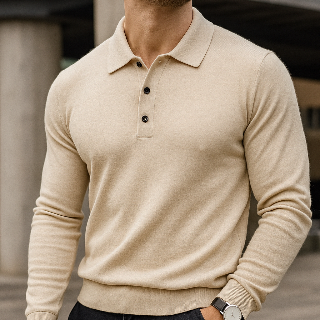 Angel - Classic Knitted Polo | By Julian & Claire Toronto