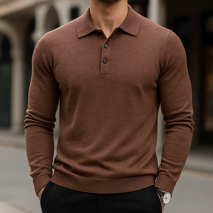 Angel - Classic Knitted Polo | By Julian & Claire Toronto