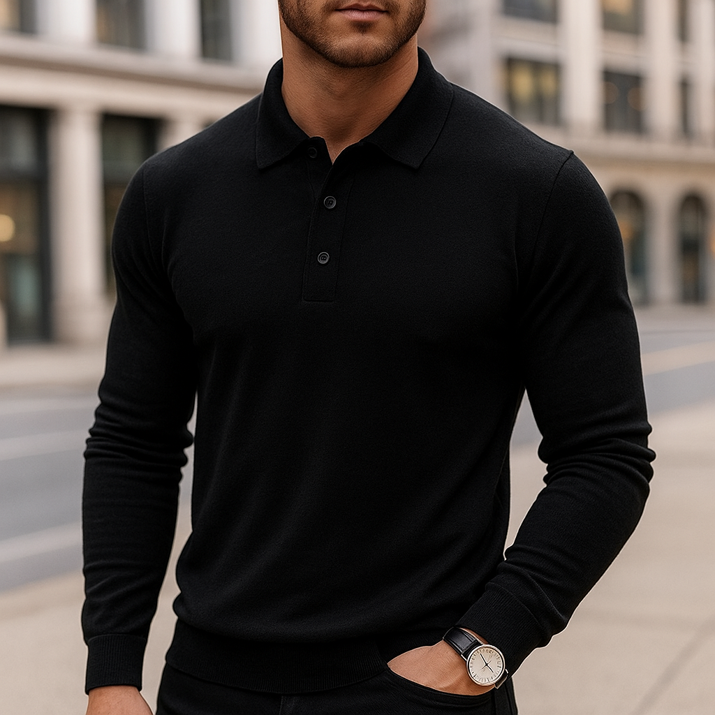 Angel - Classic Knitted Polo | By Julian & Claire Toronto