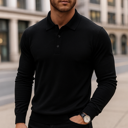 Angel - Classic Knitted Polo | By Julian & Claire Toronto
