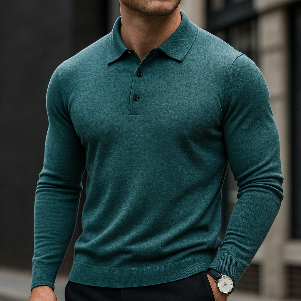 Angel - Classic Knitted Polo | By Julian & Claire Toronto