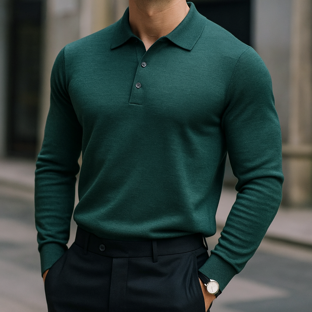 Angel - Classic Knitted Polo | By Julian & Claire Toronto