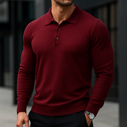 Angel - Classic Knitted Polo | By Julian & Claire Toronto