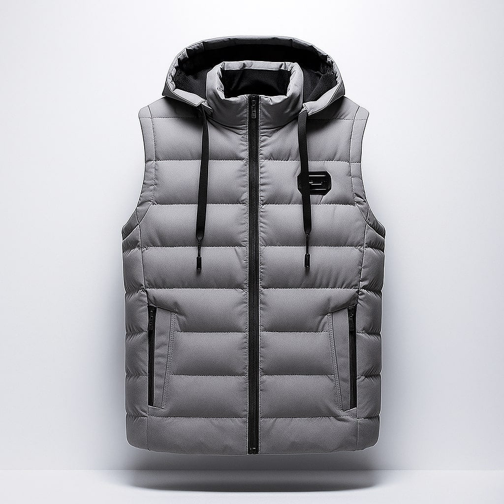 Danny - Padded Zip-Up Vest | By Julian & Claire Toronto